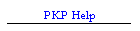 PKP Help